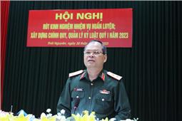 Sư đoàn 346 rút kinh nghiệm nhiệm vụ huấn luyện, xây dựng chính quy, quản lý kỷ luật